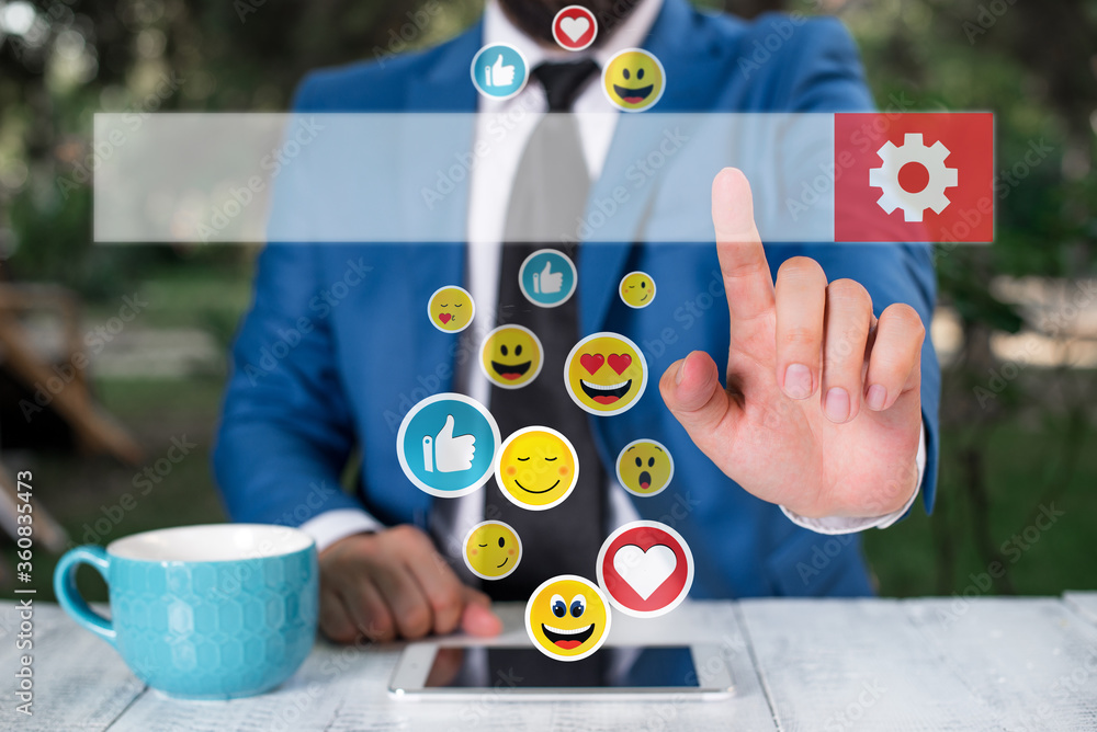 Canvas Prints social media digital network concepts design element icons illustration.