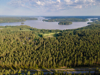 hiidenvesi lake in Finland, Nummela