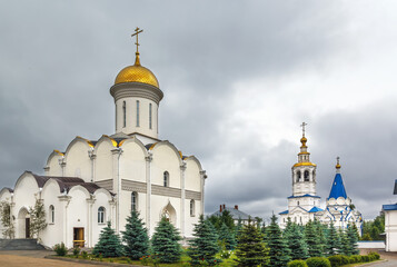 Fototapeta na wymiar Assumption Zilantov convent, Kazan, Russia