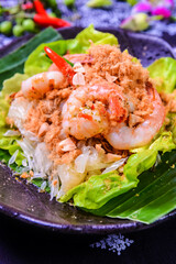  A Plate Of Thai Style Shrimp Sarah