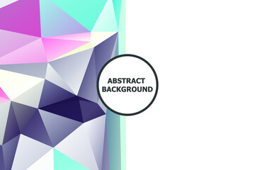 Abstract Color Polygon Background Design, Abstract Geometric Origami Style With Gradient. Presentation,Website, Backdrop, Cover,Banner,Pattern Template