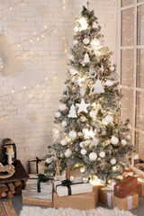 Christmas decor in a room