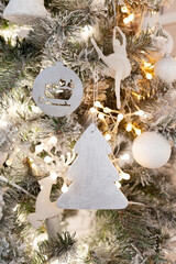 Christmas decor in a room