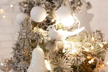 Christmas decor in a room