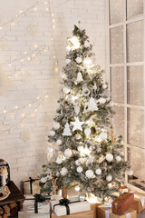 Christmas decor in a room