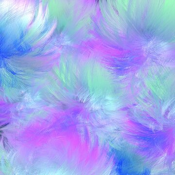 Digital abstract background in blue, green and pink colors.