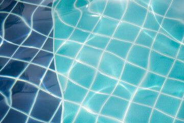 Bubbles and wave water in the pool