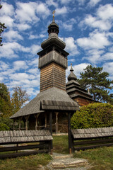 
old wooden church in Uzhgorod Ukraine