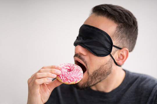 Blind Taste. Blindfolded Food Test