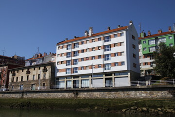 Urbanscape in the metropolitan area of Bilbao