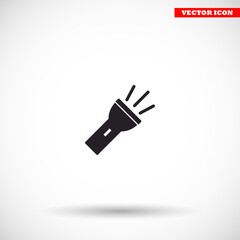 Flashlight  vector icon , lorem ipsum Flat design