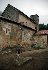 Fototapeta na wymiar 9th century St. George’s Monastery. Ubisi village, Georgia, Caucasus.