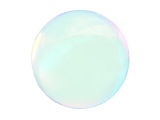 3d pink blue ball crystal gradient colors isolated on white background. Abstract bubble glossy...