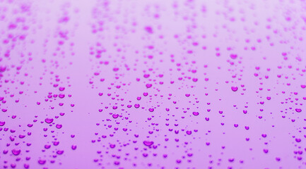 purple background surface with condensation dew water drops perspective wallpaper pattern space