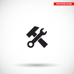 Tool  vector icon , lorem ipsum Flat design