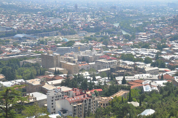 Panorama of Tbilisi. Georgia, Caucasus.