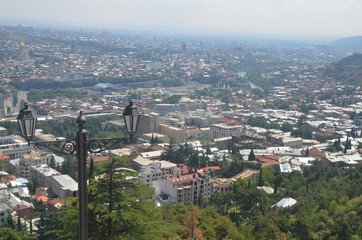 Panorama of Tbilisi. Georgia, Caucasus.
