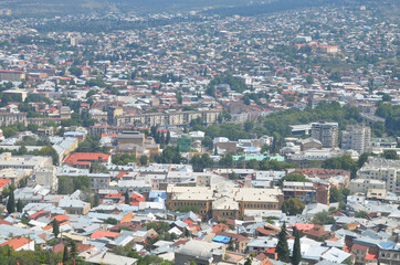 Panorama of Tbilisi. Georgia, Caucasus.