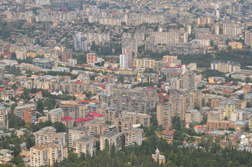 Obraz premium Panorama of Tbilisi. Georgia, Caucasus.
