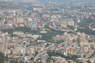 Panorama of Tbilisi. Georgia, Caucasus.