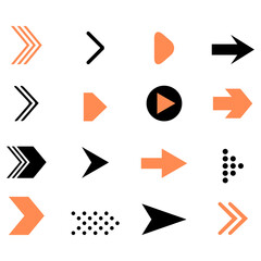 Arrow collection direction, pointer