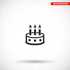 Cake  vector icon , lorem ipsum Flat design