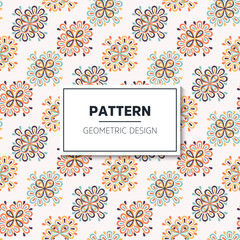 Seamless pattern. Vintage decorative elements