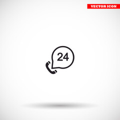 Fototapeta premium Vintage phone vector icon , lorem ipsum Flat design