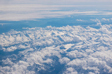 Clouds in the mountains - Alps