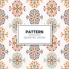 Seamless pattern. Vintage decorative elements