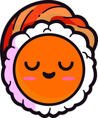 Cute Character Kawaii Asian Sushi