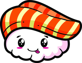 Cute Character Kawaii Asian Sushi