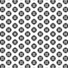 Vector pattern. abstract flower monochrome stylish, repeating with small floral. Clean design for fabric wallpaper painted. Pattern is on swatches panel