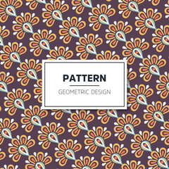Seamless pattern. Vintage decorative elements