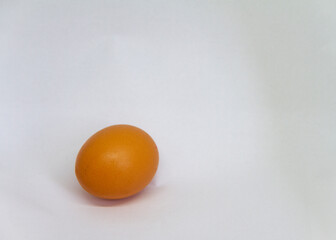 egg on a white background