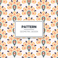 Seamless pattern. Vintage decorative elements