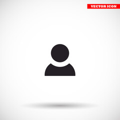 People vector icon  , lorem ipsum Flat design