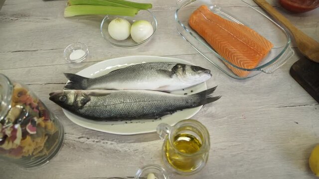 raw fish