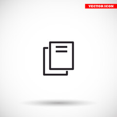 Fototapeta premium Files vector icon , lorem ipsum Flat design