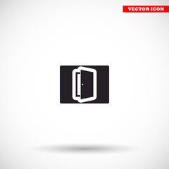 Door  vector icon , lorem ipsum Flat design