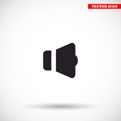 Speaker  vector icon  , lorem ipsum Flat design