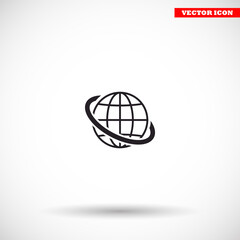 World Vector icon design 10 eps illustration