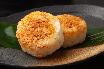 味噌の焼きおにぎり