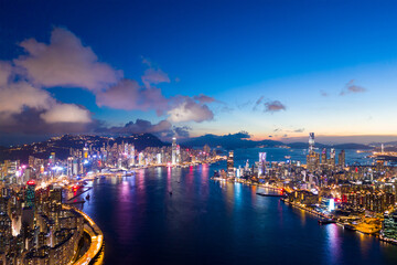 Hong Kong city night