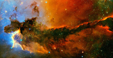 Nebula space. Elements of this image furnished by NASA