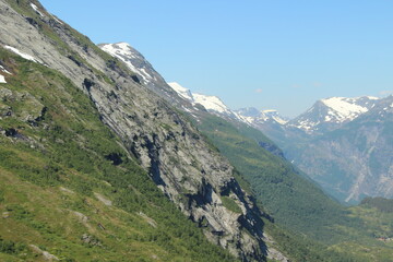 Mountain in Geiranger Norway