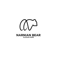 Logo Bear Concept creative and simple