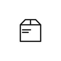 Box icon. Logistic symbol modern, simple, vector, icon for website design, mobile app, ui. Vector Illustration