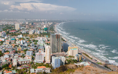 Fototapeta premium Panoramic view of Vung Tau, Southern Vietnam