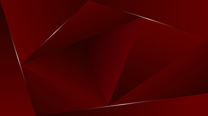 Background from triangles with gradient red fill.